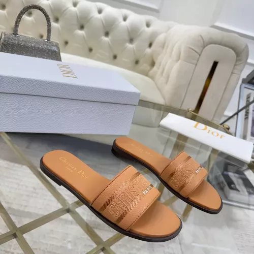 Replica Christian Dior Slippers For Women #1363167 $82.00 USD for Wholesale