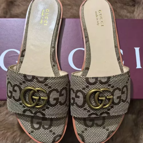 Replica Gucci Slippers For Women #1363173 $64.00 USD for Wholesale