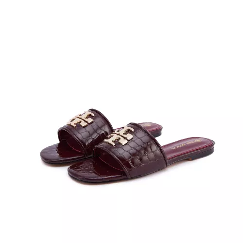 Replica Tory Burch TB Slippers For Women #1363182 $85.00 USD for Wholesale