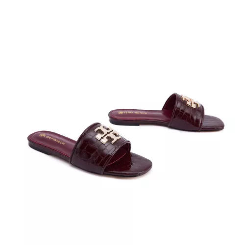 Replica Tory Burch TB Slippers For Women #1363182 $85.00 USD for Wholesale
