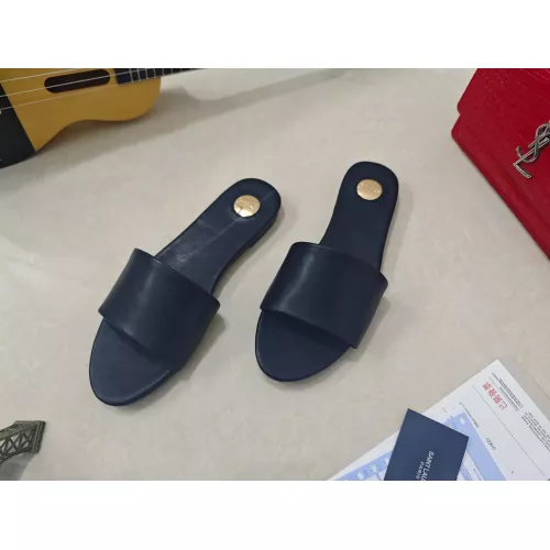 Replica Yves Saint Laurent YSL Slippers For Women #1363185 $92.00 USD for Wholesale