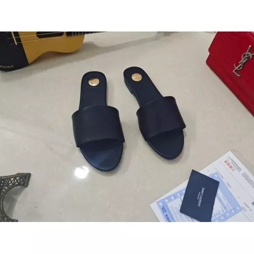 Replica Yves Saint Laurent YSL Slippers For Women #1363185 $92.00 USD for Wholesale