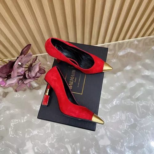 Replica Balmain High-Heeled Shoes For Women #1363205 $130.00 USD for Wholesale