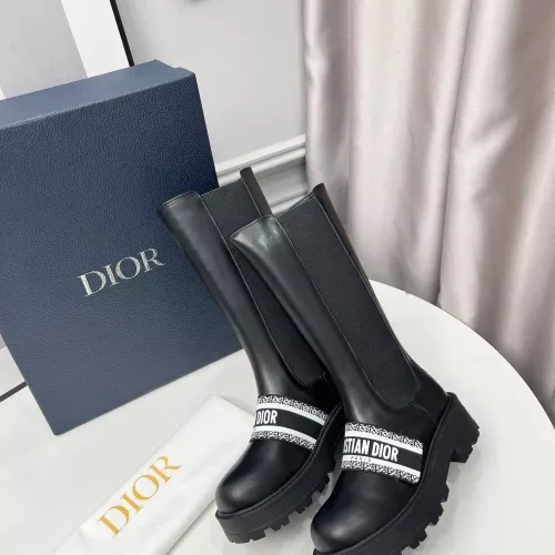 Replica Christian Dior Boots For Women #1363248 $140.00 USD for Wholesale
