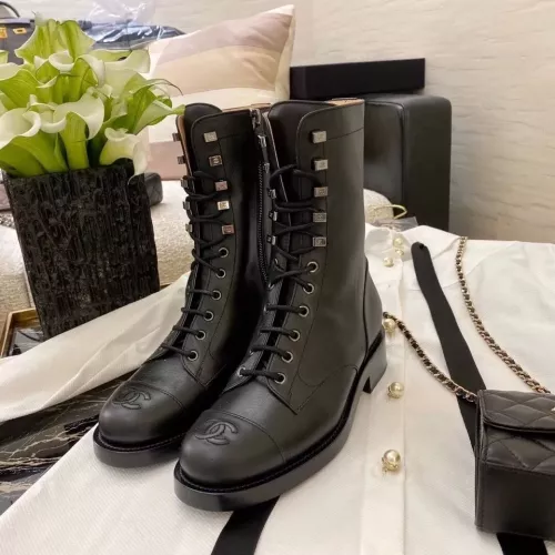 Replica Chanel Boots For Women #1363276 $122.00 USD for Wholesale