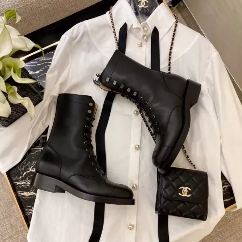 Replica Chanel Boots For Women #1363276 $122.00 USD for Wholesale