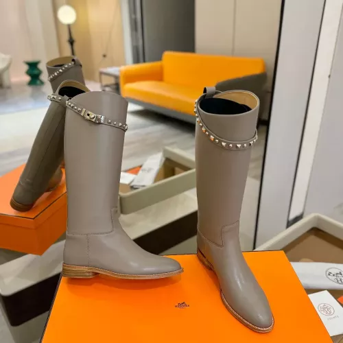 Replica Hermes Boots For Women #1363315 $235.00 USD for Wholesale