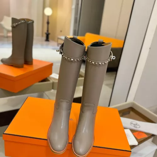 Replica Hermes Boots For Women #1363315 $235.00 USD for Wholesale