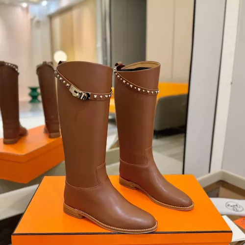 Replica Hermes Boots For Women #1363316 $235.00 USD for Wholesale