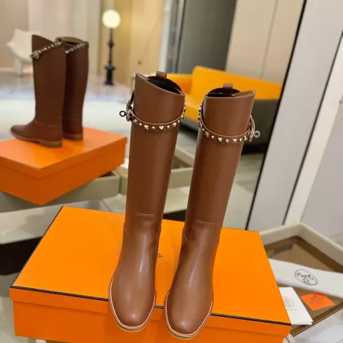 Replica Hermes Boots For Women #1363316 $235.00 USD for Wholesale