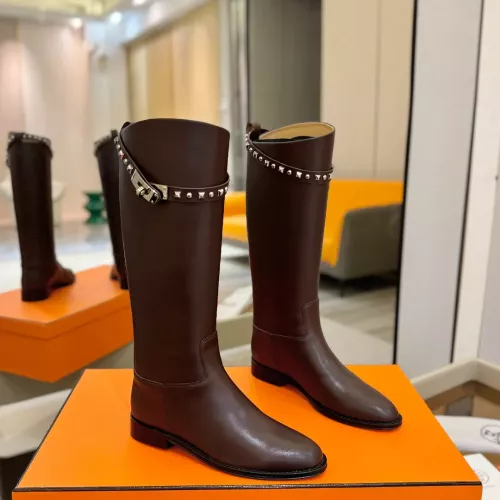 Replica Hermes Boots For Women #1363317 $235.00 USD for Wholesale