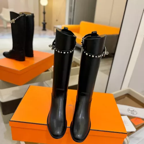 Replica Hermes Boots For Women #1363318 $235.00 USD for Wholesale