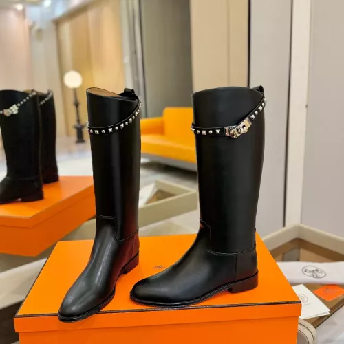 Replica Hermes Boots For Women #1363318 $235.00 USD for Wholesale