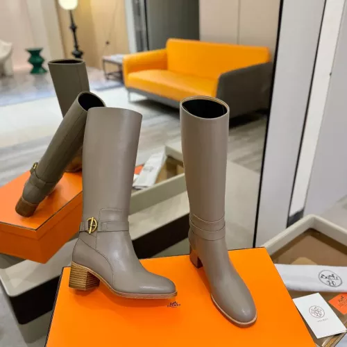 Replica Hermes Boots For Women #1363319 $245.00 USD for Wholesale
