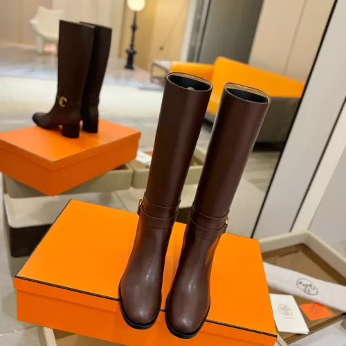 Replica Hermes Boots For Women #1363321 $245.00 USD for Wholesale
