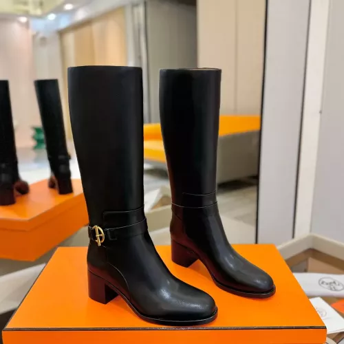 Replica Hermes Boots For Women #1363322 $245.00 USD for Wholesale
