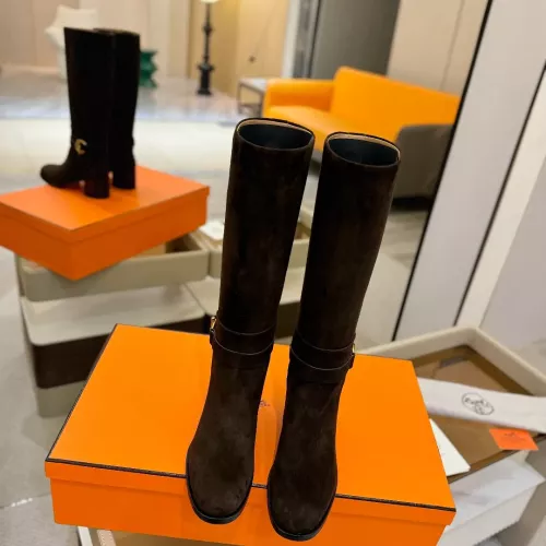 Replica Hermes Boots For Women #1363324 $245.00 USD for Wholesale