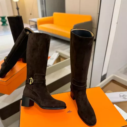 Replica Hermes Boots For Women #1363324 $245.00 USD for Wholesale