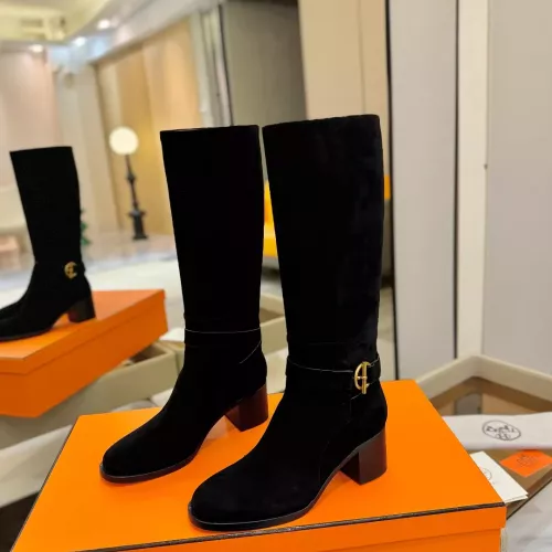 Replica Hermes Boots For Women #1363325 $245.00 USD for Wholesale
