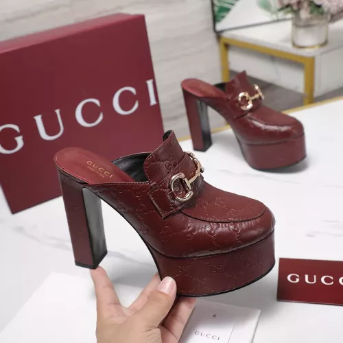Replica Gucci Slippers For Women #1363390 $128.00 USD for Wholesale