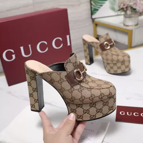Replica Gucci Slippers For Women #1363393 $128.00 USD for Wholesale