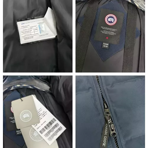 Replica Canada Goose Down Feather Coat Long Sleeved For Women #1363623 $160.00 USD for Wholesale