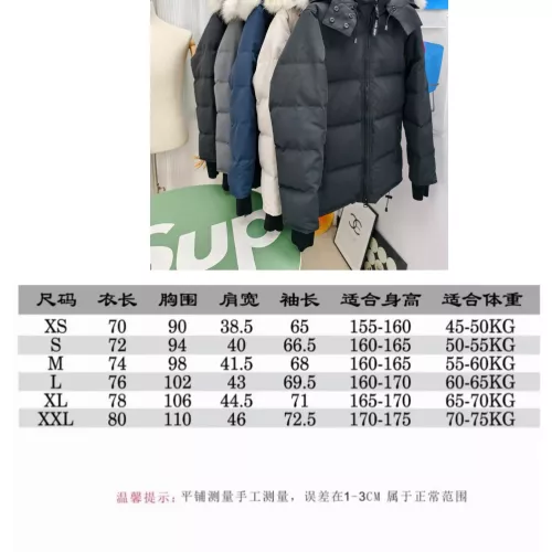 Replica Canada Goose Down Feather Coat Long Sleeved For Women #1363624 $160.00 USD for Wholesale