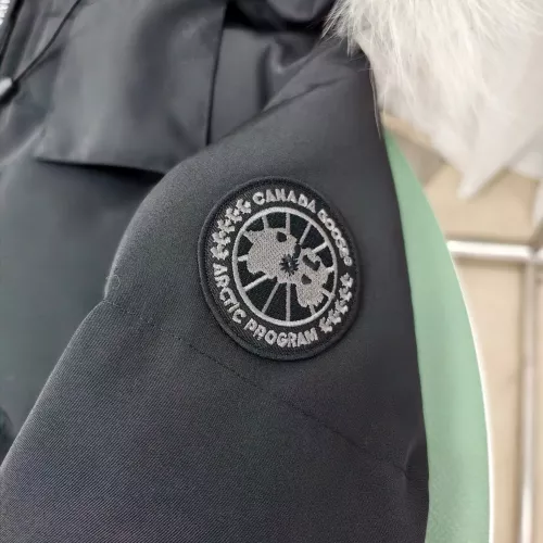 Replica Canada Goose Down Feather Coat Long Sleeved For Women #1363625 $160.00 USD for Wholesale