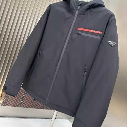 Replica Prada Down Feather Coat Long Sleeved For Men #1363663 $225.00 USD for Wholesale