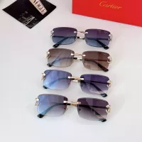 $48.00 USD Cartier AAA Quality Sunglassess #1353019
