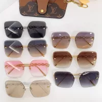 $60.00 USD Louis Vuitton AAA Quality Sunglasses #1353225