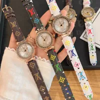 $39.00 USD Louis Vuitton Watches In Rose Gold For Women #1353841