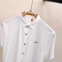 $52.00 USD Hermes Shirts Short Sleeved For Men #1353864