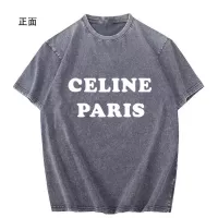 $45.00 USD Celine T-Shirts Short Sleeved For Men #1354187