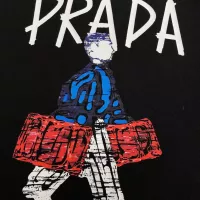 $40.00 USD Prada T-Shirts Short Sleeved For Men #1354298