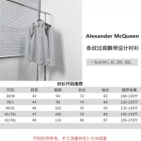 $76.00 USD Alexander McQueen Shirts Long Sleeved For Men #1354473