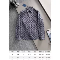 $68.00 USD Louis Vuitton LV Shirts Long Sleeved For Men #1354494