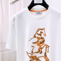 $76.00 USD Hermes T-Shirts Short Sleeved For Men #1354645