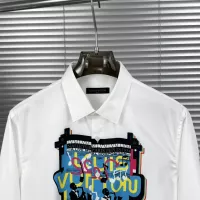 $98.00 USD Louis Vuitton LV Shirts Long Sleeved For Men #1354815