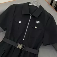$108.00 USD Prada Dresses Short Sleeved For Women #1355122