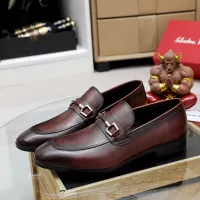 $88.00 USD Salvatore Ferragamo Leather Shoes For Men #1355583