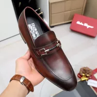 $88.00 USD Salvatore Ferragamo Leather Shoes For Men #1355583