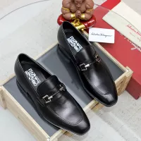 $88.00 USD Salvatore Ferragamo Leather Shoes For Men #1355585