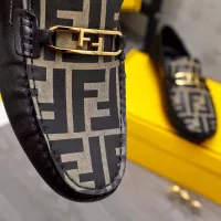 $76.00 USD Fendi Leather Shoes For Men #1355601