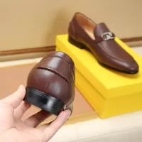 $88.00 USD Fendi Leather Shoes For Men #1355823