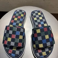 $105.00 USD Louis Vuitton Slippers For Men #1356044