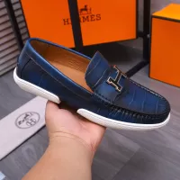$98.00 USD Hermes Leather Shoes For Men #1356261