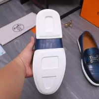 $98.00 USD Hermes Leather Shoes For Men #1356261