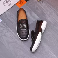 $98.00 USD Hermes Leather Shoes For Men #1356263