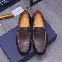 $105.00 USD Christian Dior Leather Shoes For Men #1356278
